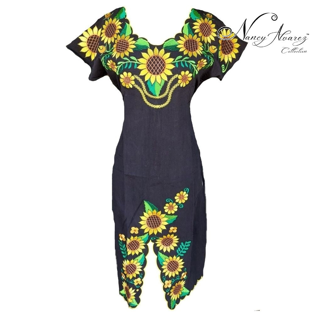 Mexican Embroidered Dress NA-TM-77309-79