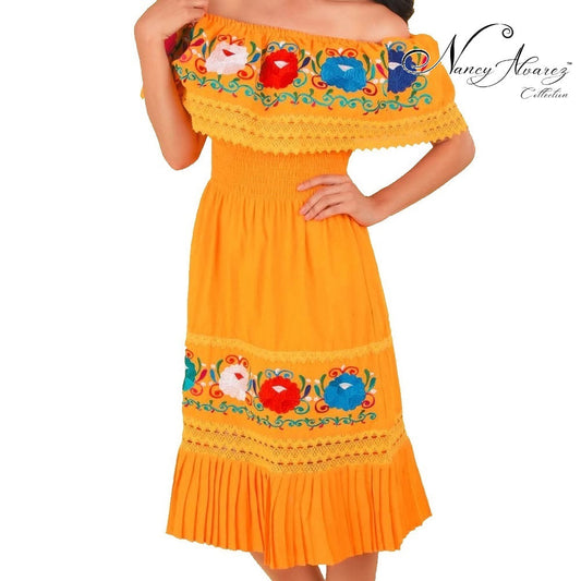 Mexican Embroidered Dress NA-TM-77351