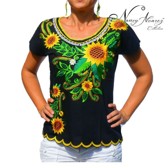 Embroidered Blouse NA-TM-79031-G