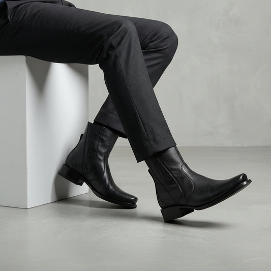 NA-WD0039 Botas Vaqueras Exoticas avestruz para Hombre Western Boots Nancy Alvarez Collections La Elegancia de Mexico