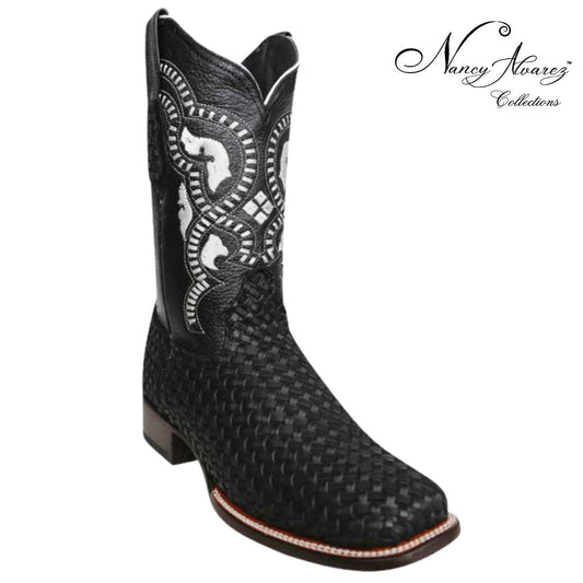 NA-WD0228BotasVaquerasRodeoPetatilloparaHombreWesternBootsNancyAlvarezCollectionsLaEleganciadeMexico