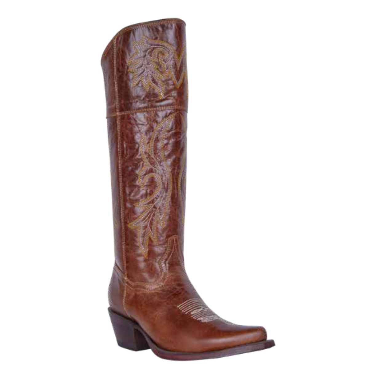 NA-WD0478BrownWesternhighbootsNancyAlvarezCollections