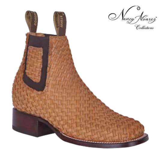 NA-WD0675LightBrownBotinrodeopetatilloparaHombreWesternBootsNancyAlvarezCollectionsLaEleganciadeMexico