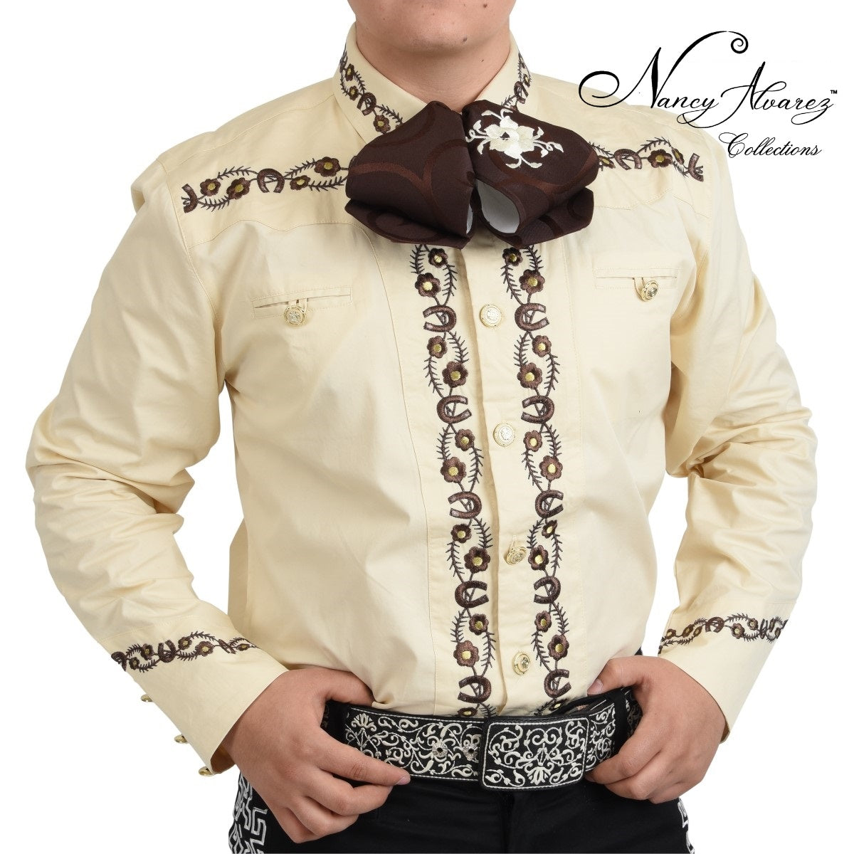 Western Shirt for Men NA-WD0750 - Camisa Charra