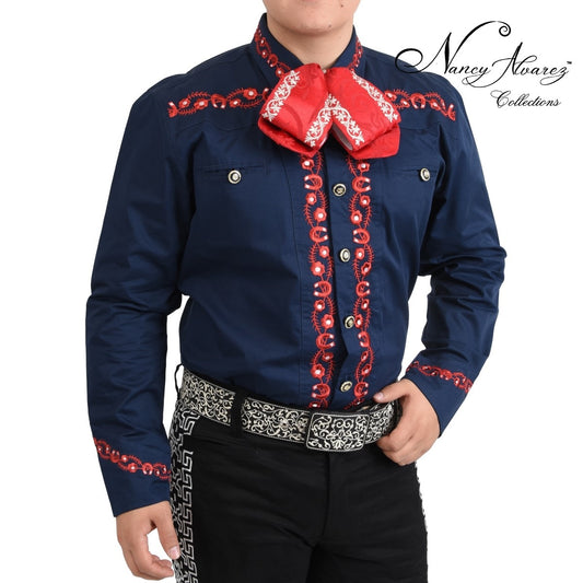 Western Shirt for Men NA-WD0751 - Camisa Charra