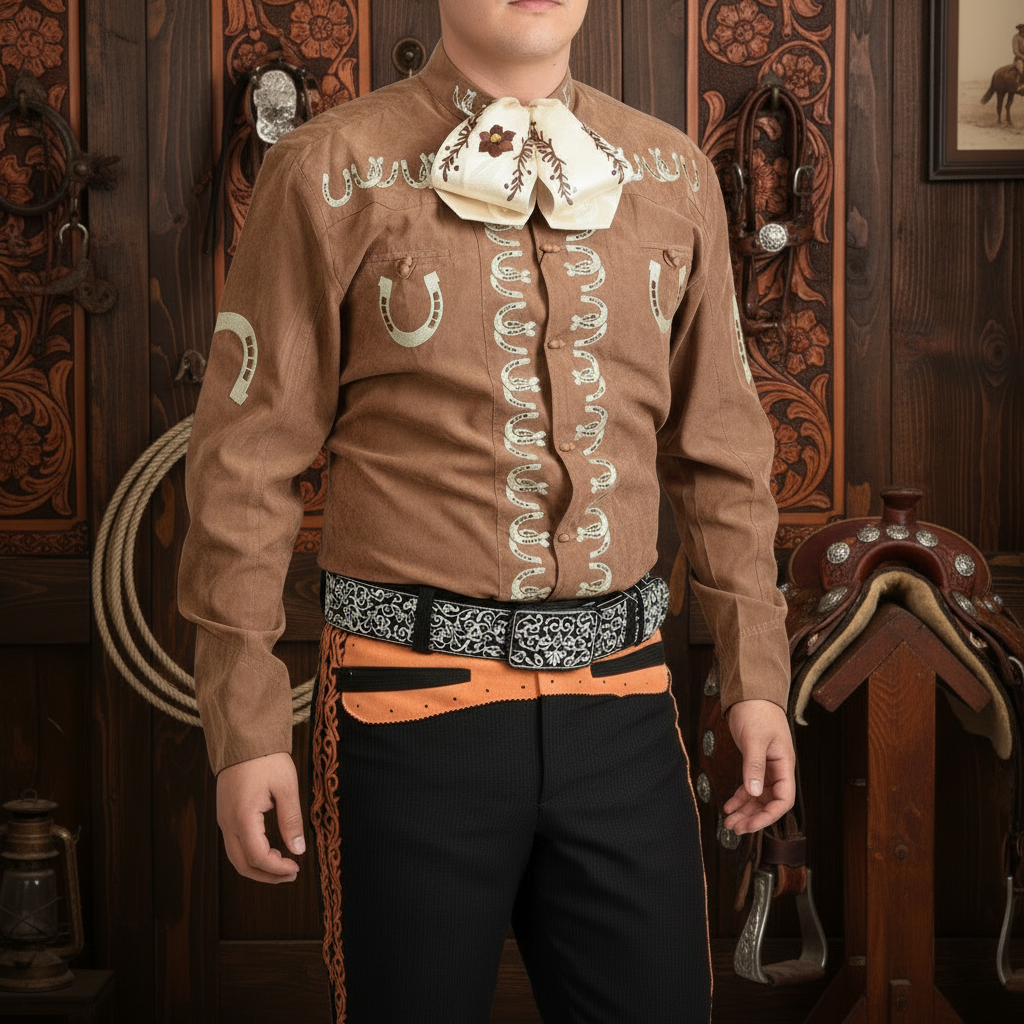 Western Shirt for Men NA-WD0753 - Camisa Charra