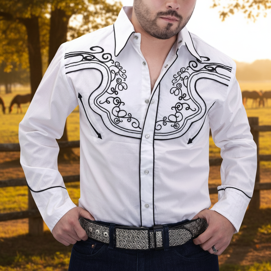 Western Shirt for Men NA-WD0853 - Camisa Vaquera