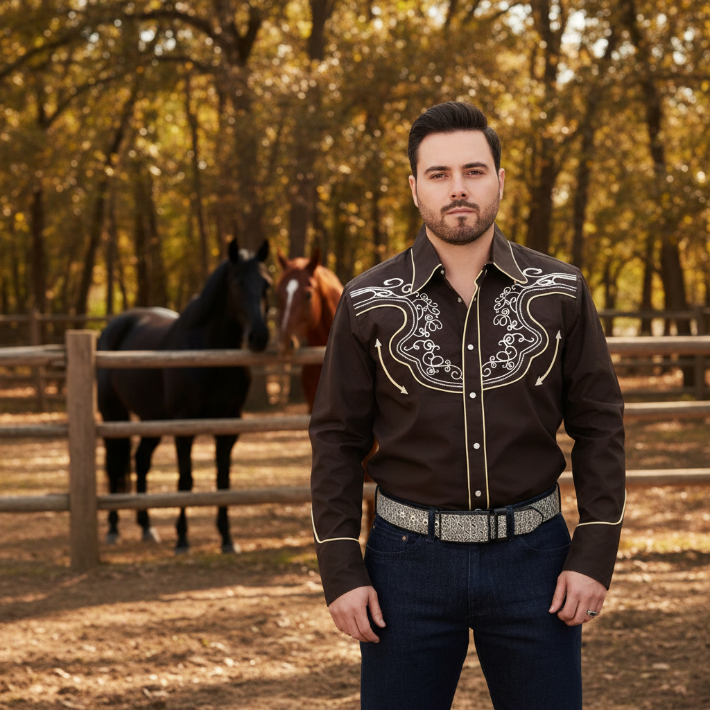 Western Shirt for Men NA-WD0854 - Camisa Vaquera