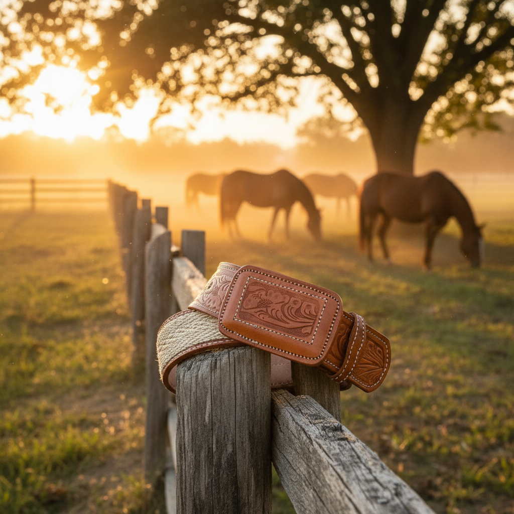 Leather Belt NA-WD1502 Cinturon de Piel