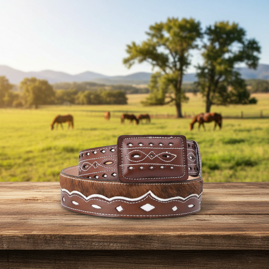 Leather Belt NA-WD1507 Cinturon de Piel