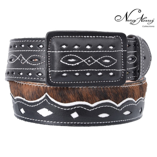 NA-WD1508BlackCintoVaqueroWesternBeltNancyAlvarezCollections