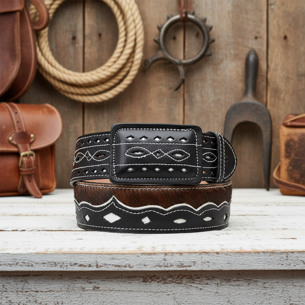 Leather Belt NA-WD1508 Cinturon de Piel