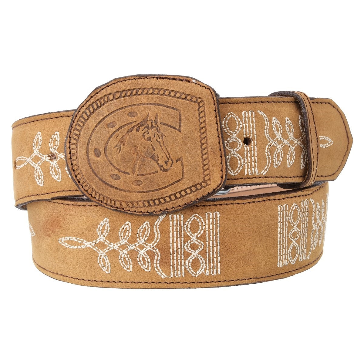 NA-WD1510LightBrownCintoVaqueroWesternBeltNancyAlvarezCollections