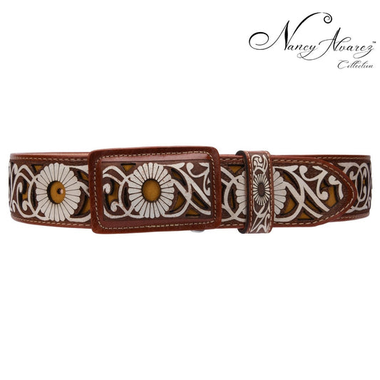 Leather Belt NA-WD1567-1518 Cinturon de Piel