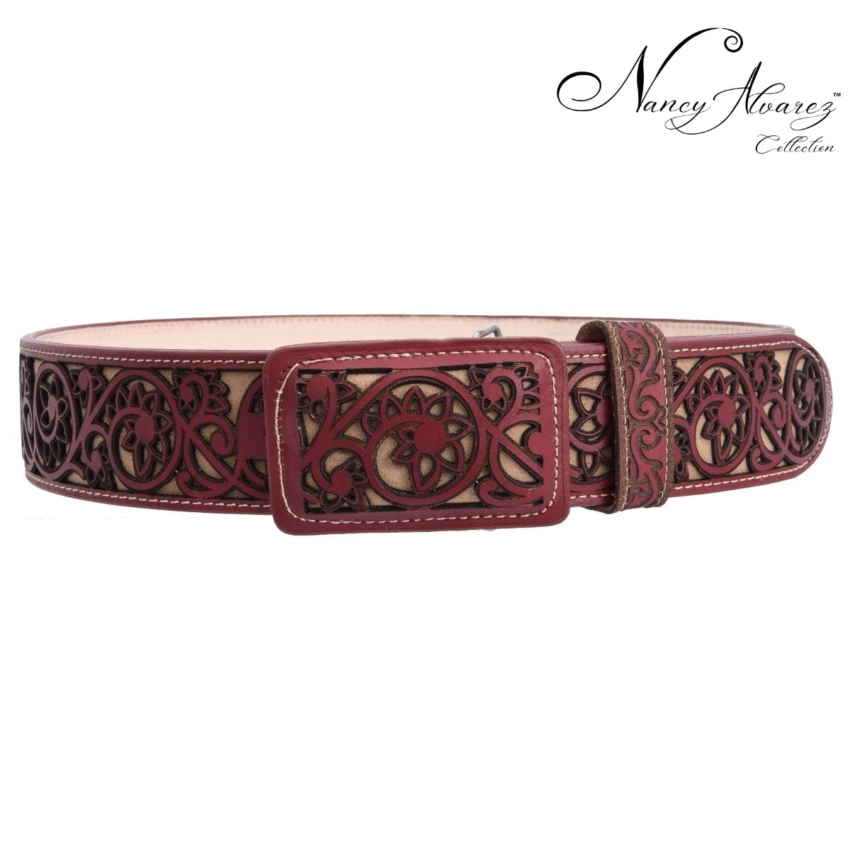 Leather Belt NA-WD1568-1521 Cinturon de Piel