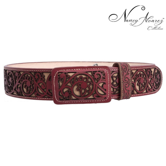 Leather Belt NA-WD1568-1521 Cinturon de Piel