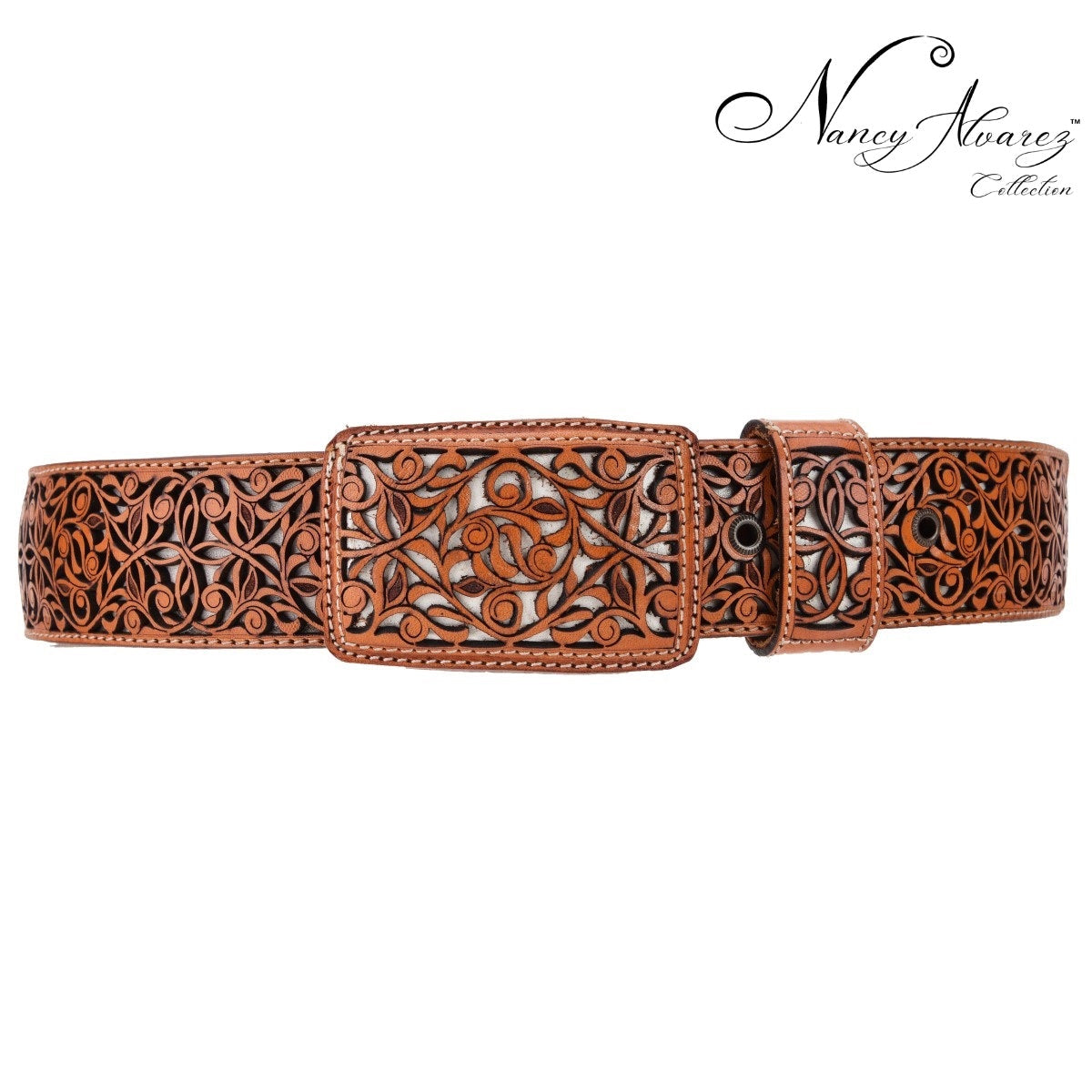 Leather Belt NA-WD1577-1519 Cinturon de Piel