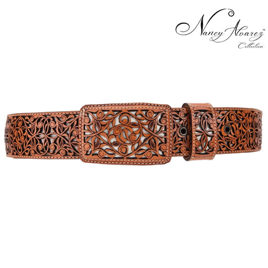 Leather Belt NA-WD1577-1519 Cinturon de Piel