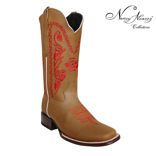 NA-WD428Brown-RedWesternHormaRodeoBordadabootsNancyAlvarezCollections