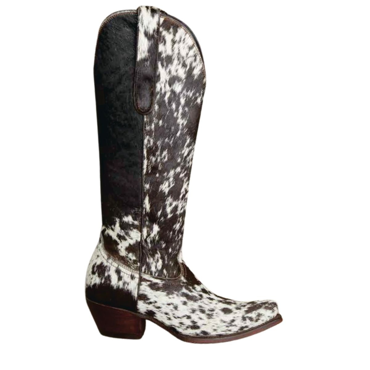 NA-WD482BlackWesternBootswithanimalhairNancyAlvarezCollections