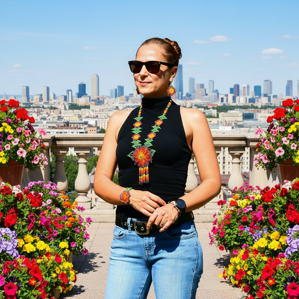 Beaded Jewelry Set - NA-OV-1000-R